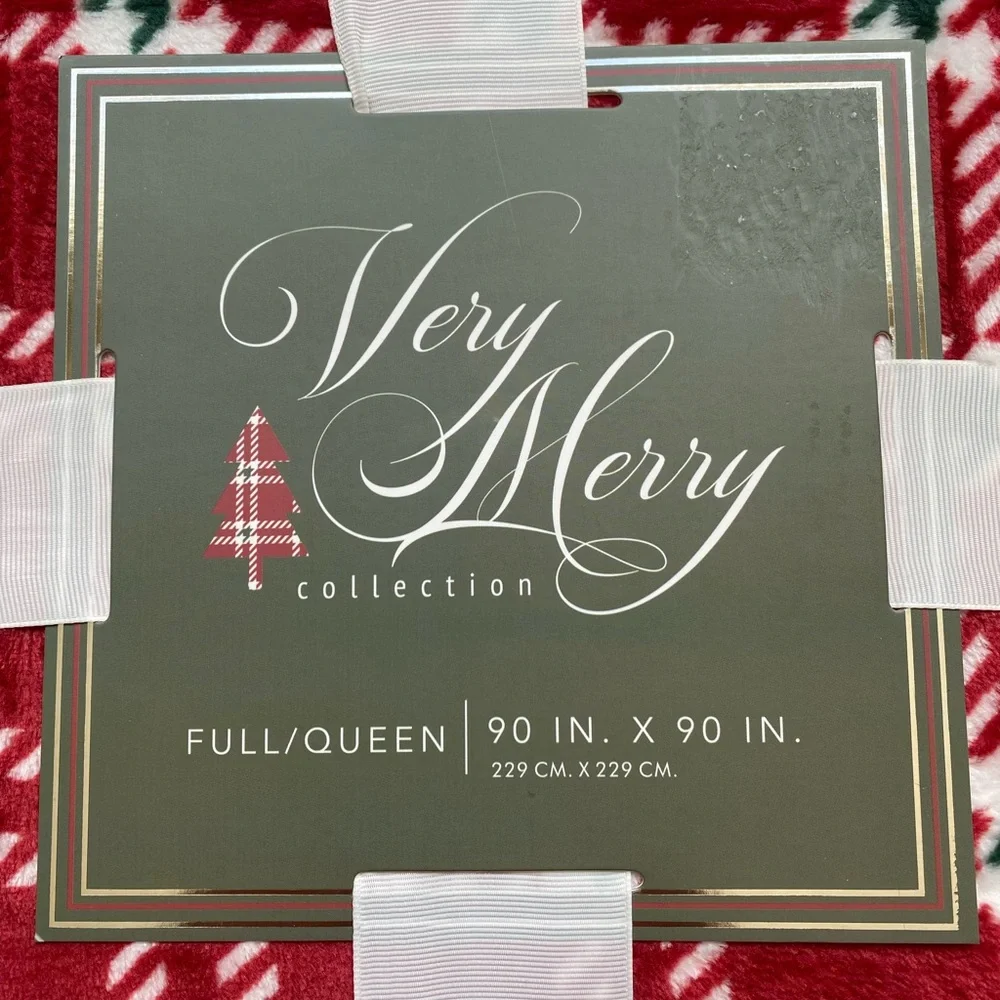 Very Merry Collection christmas blanket